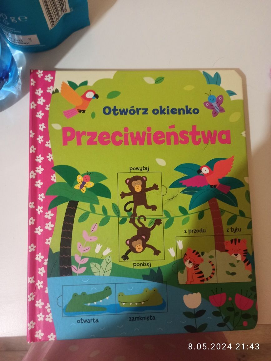 Książka przeciwieństwa stan dobry super nauka dla dzieci