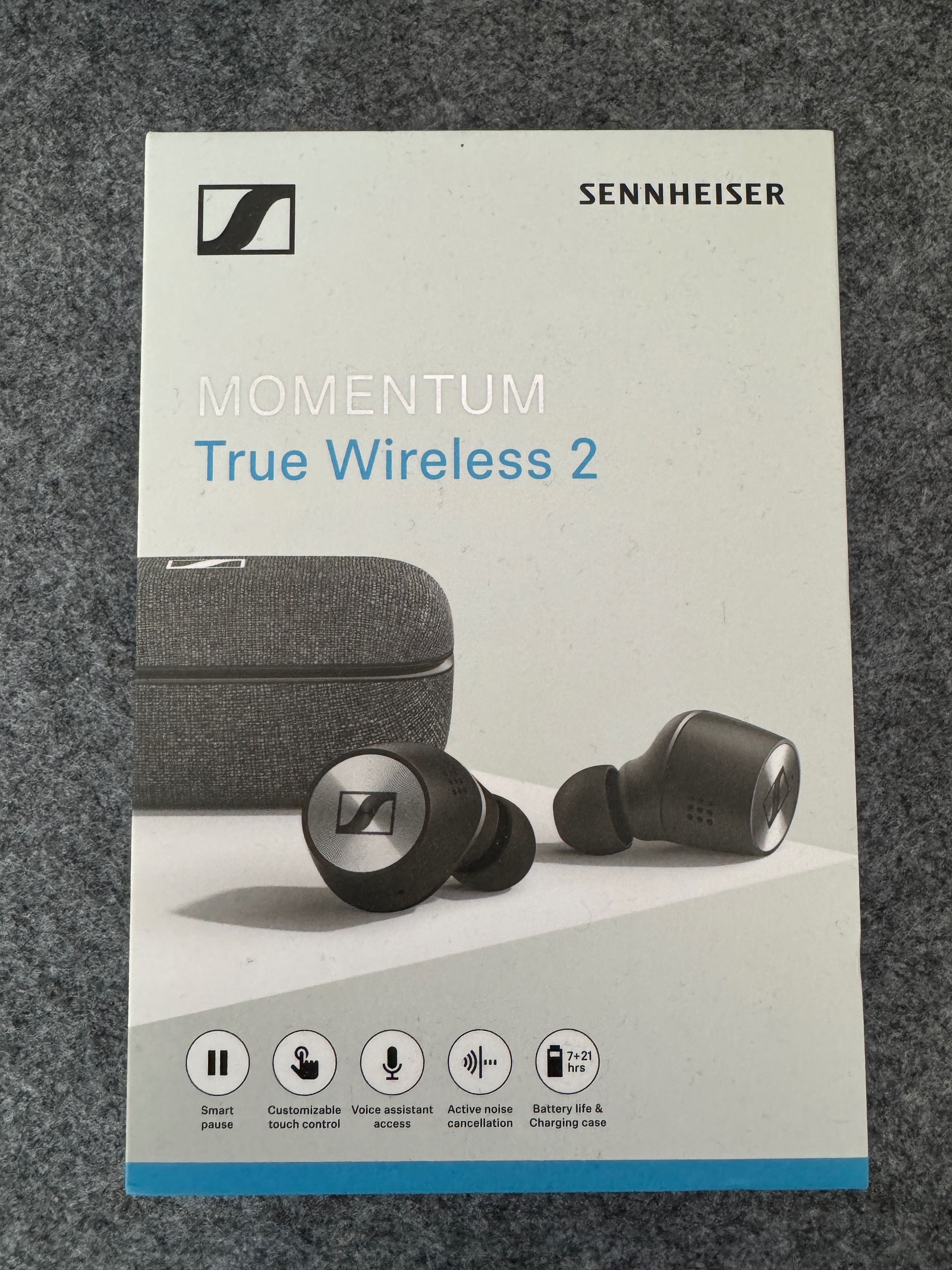 Sennheiser Momentum TW2 słuchawki BT bluetooth