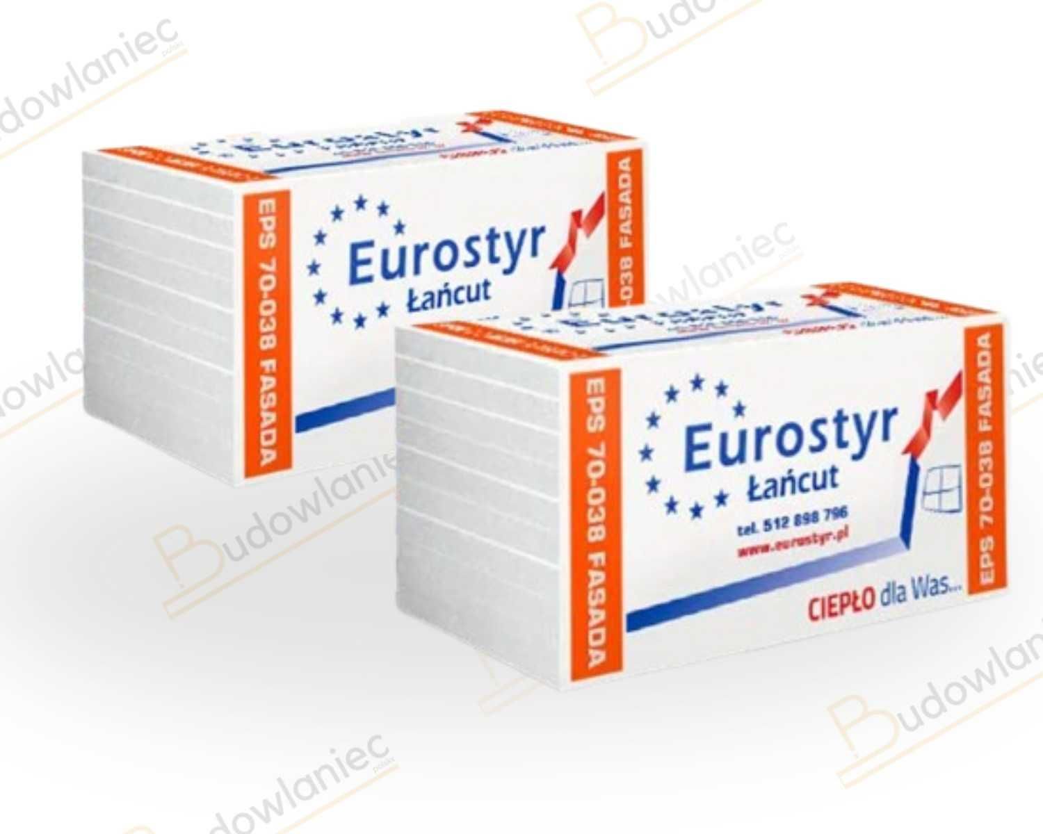Styropian Eurostyr EPS 040 Fasada Elewacja +dost 30m3 Wieliczka Liszki