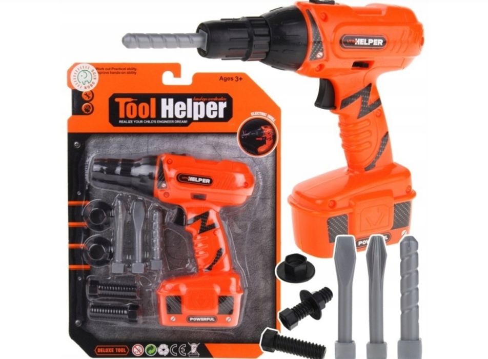 Wkrętarko-wiertarka dla dzieci zabawka majsterkowicza