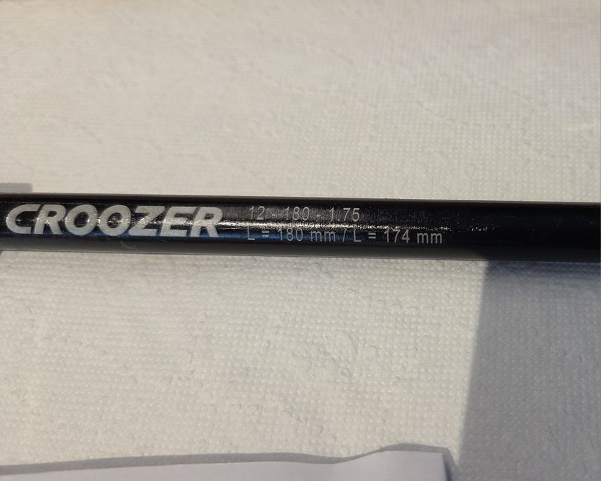 Oś zaczep Croozer Thru axle, 180/174 mm, 12 mm, 1.75 mm