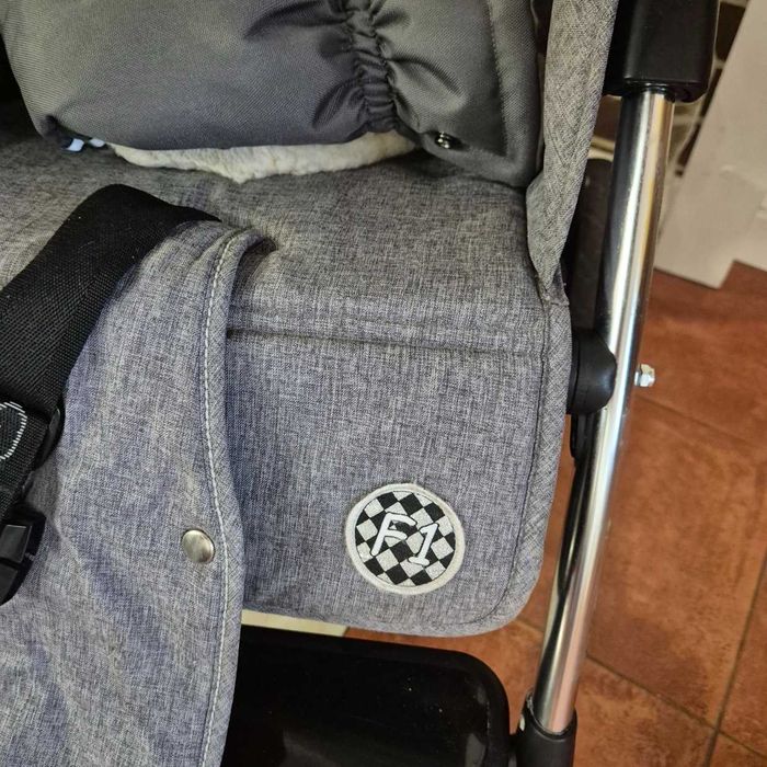 Візочок прогулянковий коляска  Quatro Monza.Сірий.