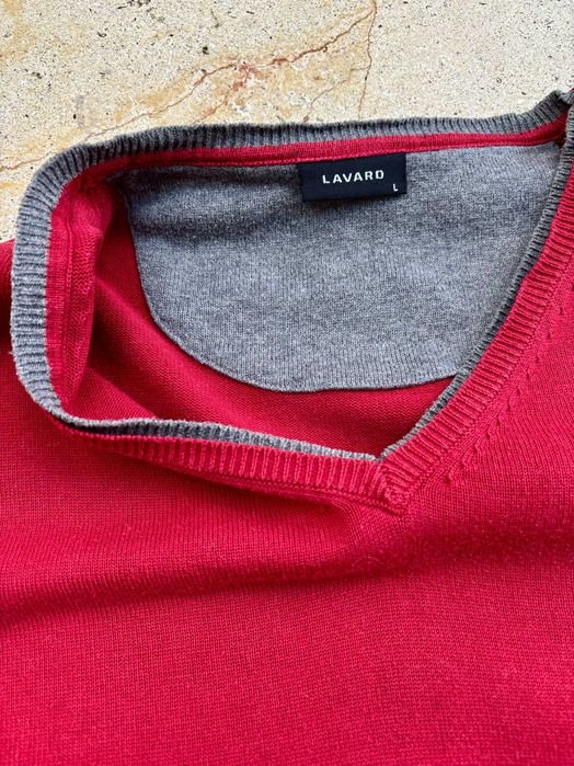 Czerwony sweter męski Lavard r. L