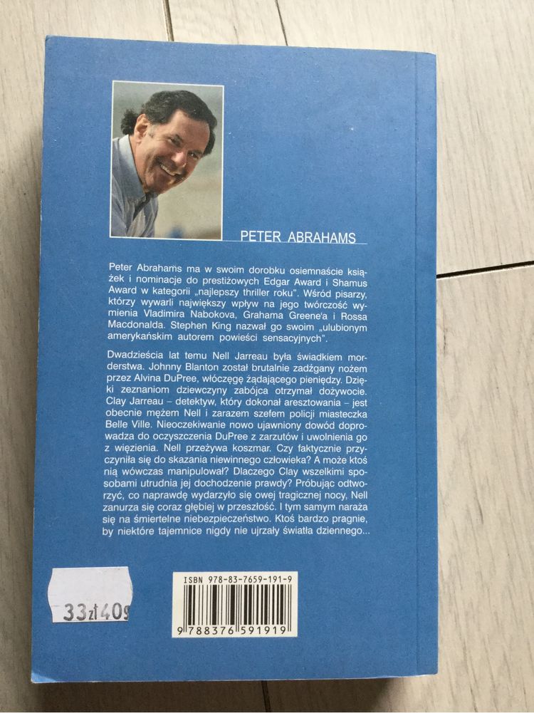 Peter Abrahams, Złudzenie. Thriller horror