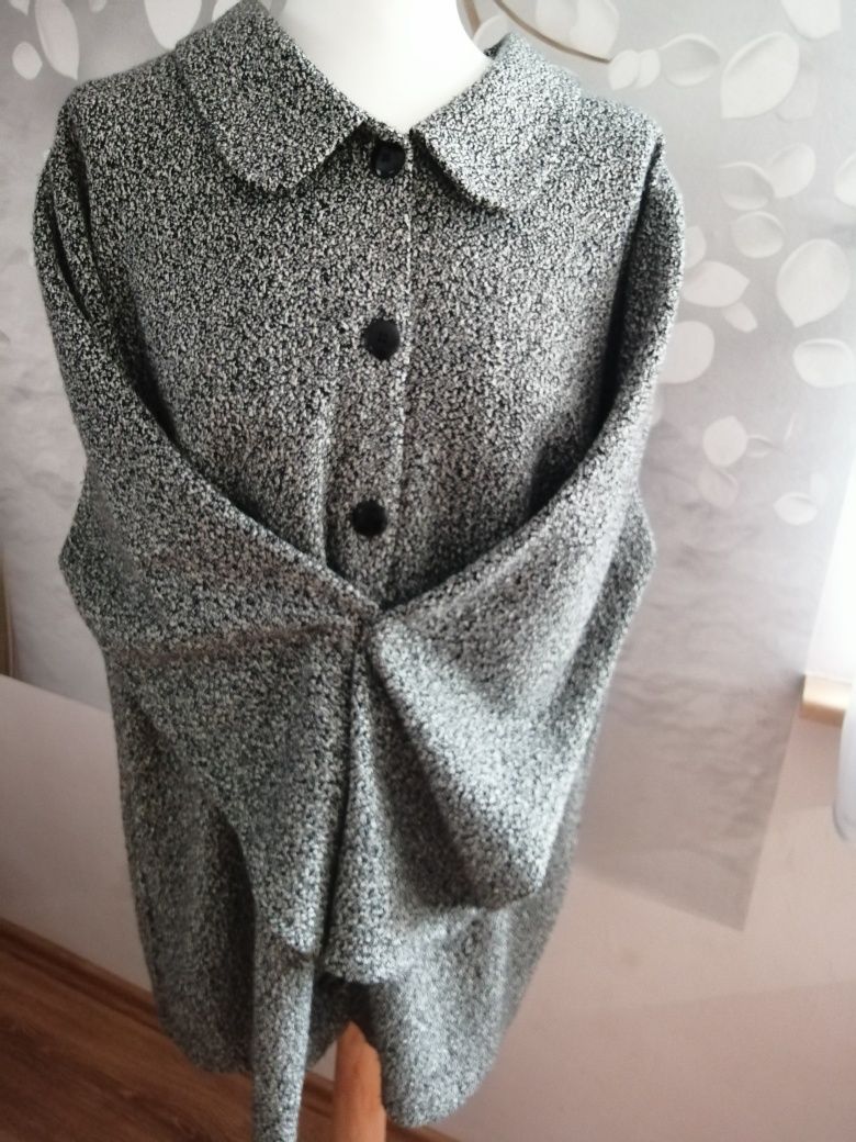 Sweter damski C&A narzutka vintage duży rozmiar 48/50