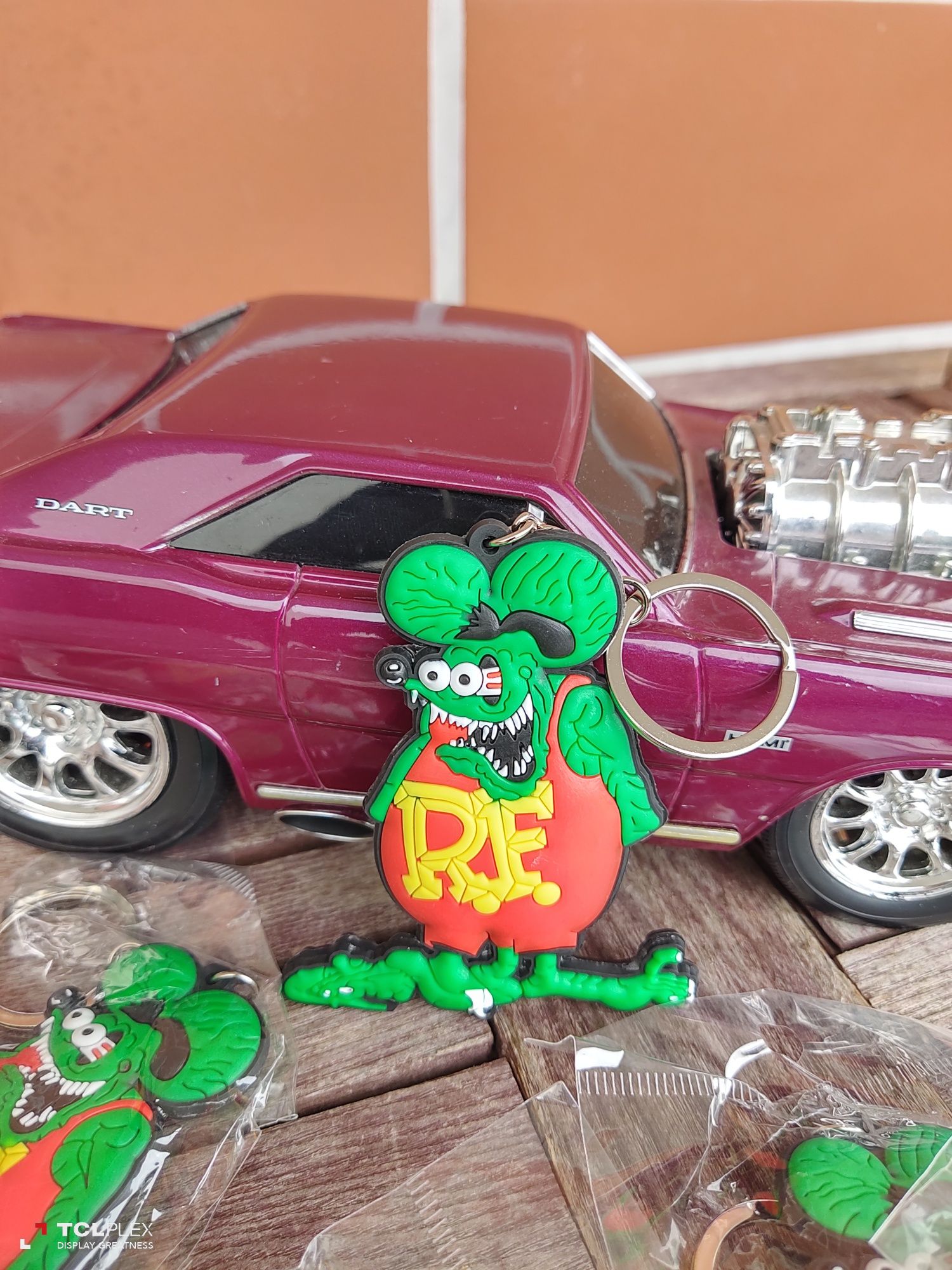 Porta chaves Rat Fink