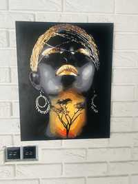 Obraz elegancki cieplo afryki czarny glamour czarnoskóra kobieta