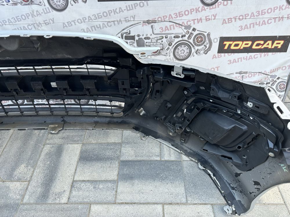 Бампер на Пежо 308 рестайлінг під лед ходові вогні