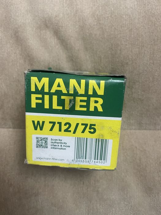 Продам масляний фільтр MAN W712/75