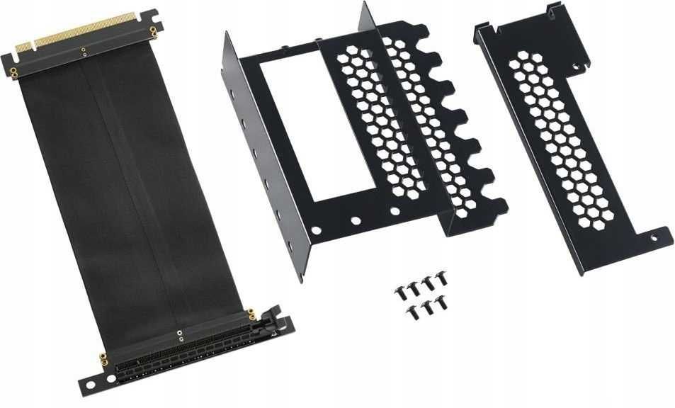 CableMod Pionowy uchwyt GPU z przewodem Riser PCIe x16 (CM-VPB-HDK-R)