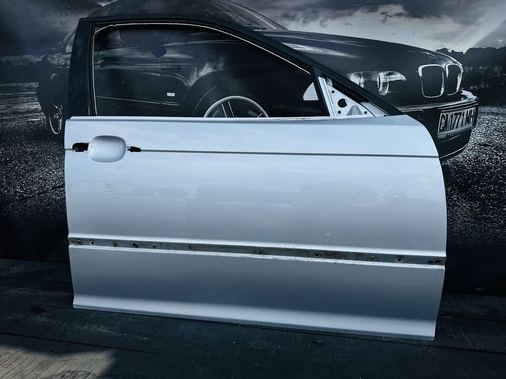 BMW E46 передня права дверка Двері Дверь е46 R 354 Серебро Тітан Сіра