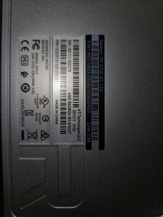 Radeon AMD RX 6700XT praktycznie nieużywana stan idealny odbiór Tychy