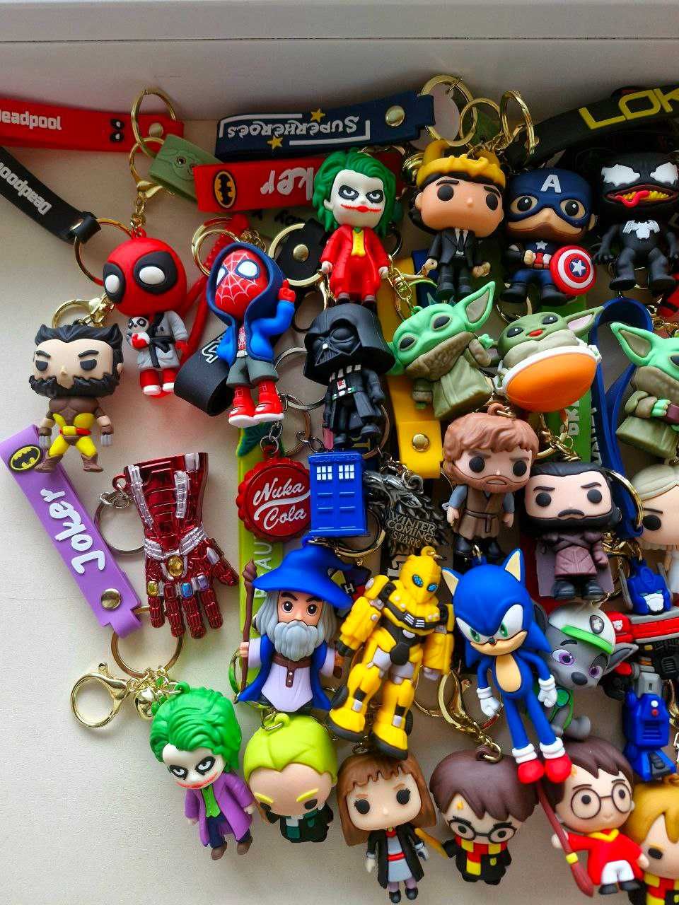 Брелоки Marvel/Star Wars/Harry Potter/Lord of the Ring/Game of Thrones