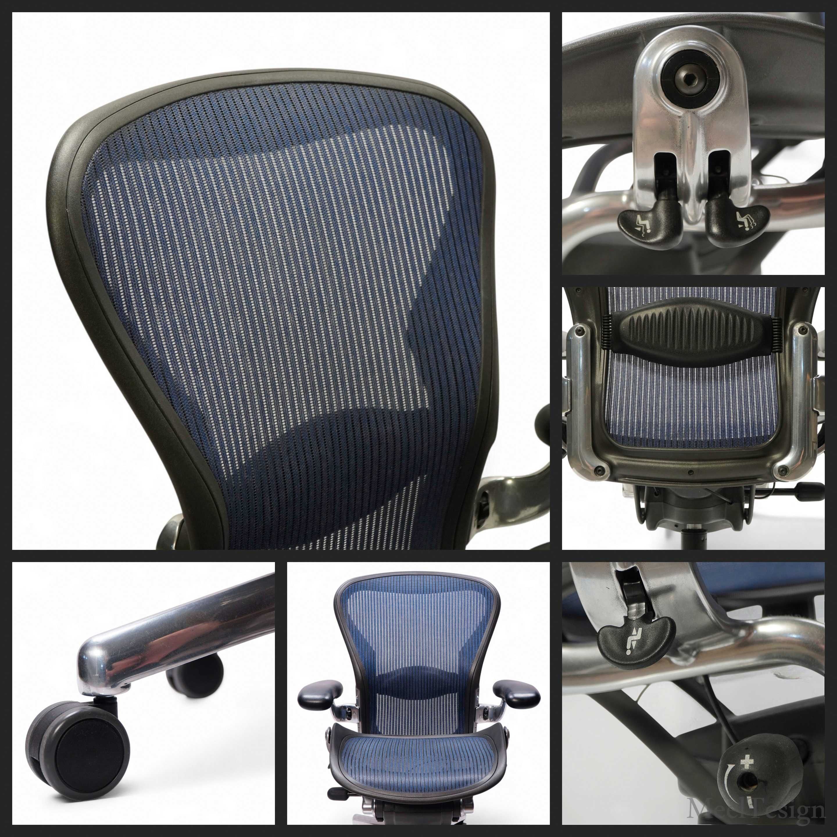 Fotel biurowy Herman Miller Aeron Classic B