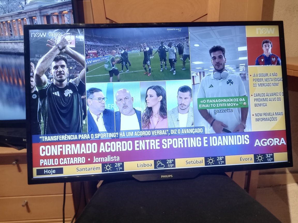Televisão da Philips de 32 polegadas