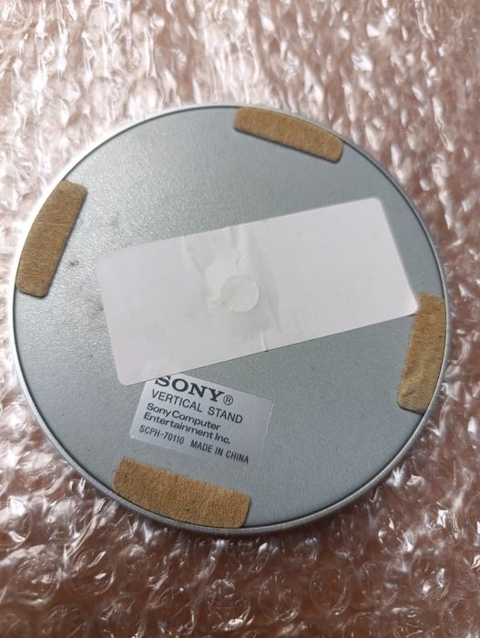 Base PS2 slim oficial cinzento silver playstation vertical stand dock