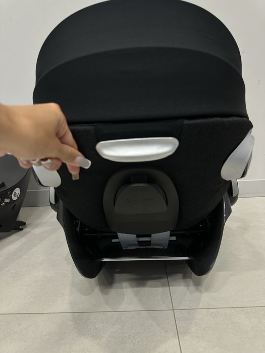Автокрісло Cybex cloud Z i size plus deep black і база izofix Z