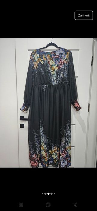 Sukienka boho kwiaty xxxl rozmiar 46 48 50