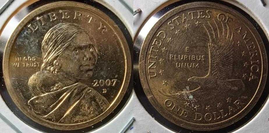 Estados Unidos da America 1 Dollar 6 moedas