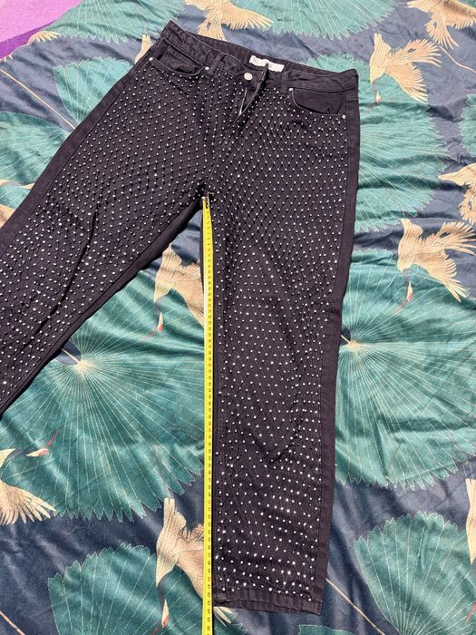 Джинси чорні стрази , кристали ,ексклюзив цікаві