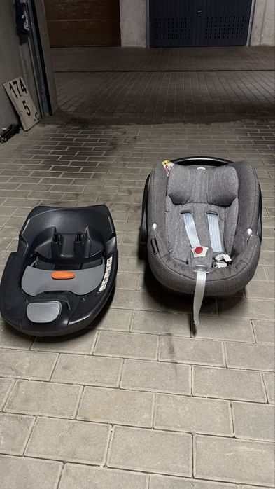 Zestaw wozek 3w1-fotelik 0-13kg z baza-lozeczko