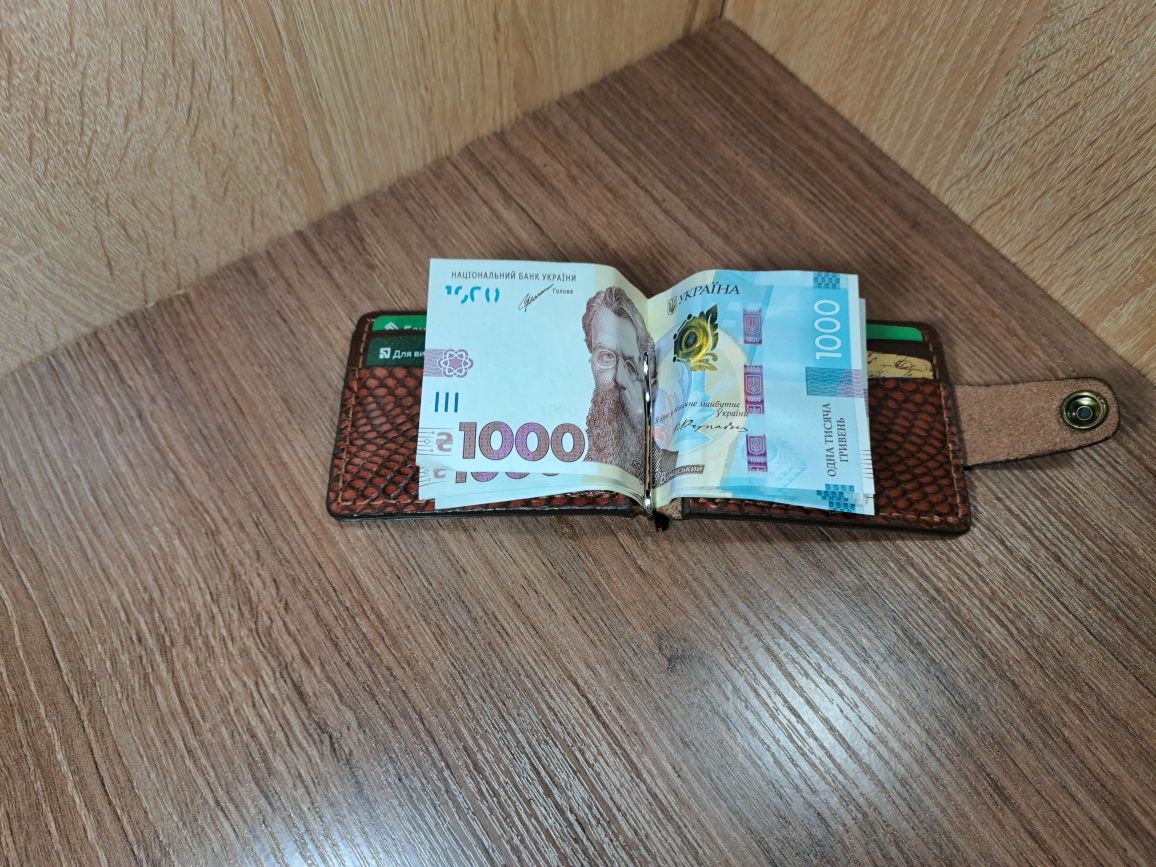 Зажим для денег кошелек с зажимом гаманець з затиском