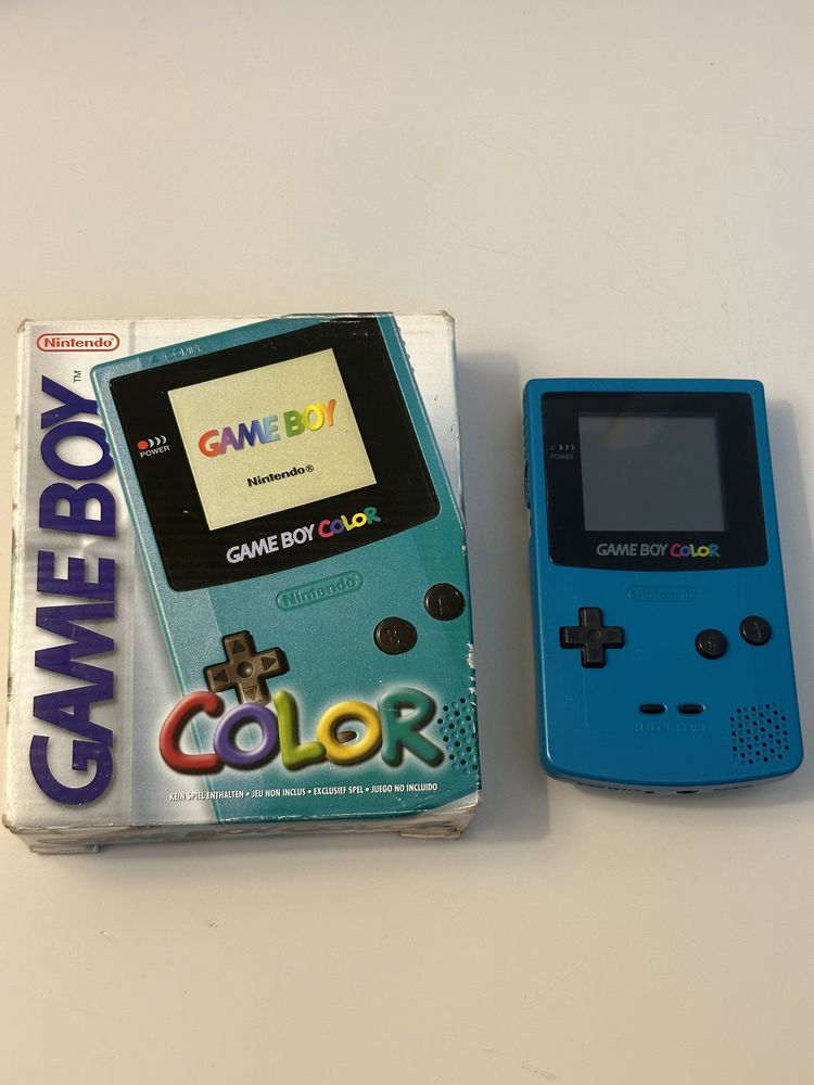 Nintendo Game Boy Color Niebieski Pełen zestaw !