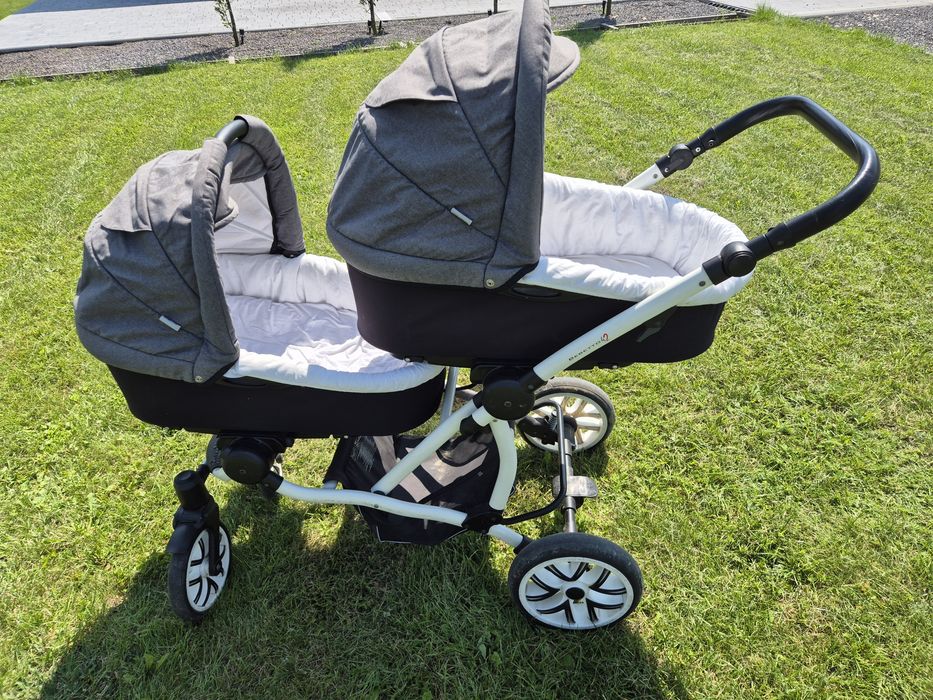 Bebetto 42 wózek rok po roku wózek bliźniaczy