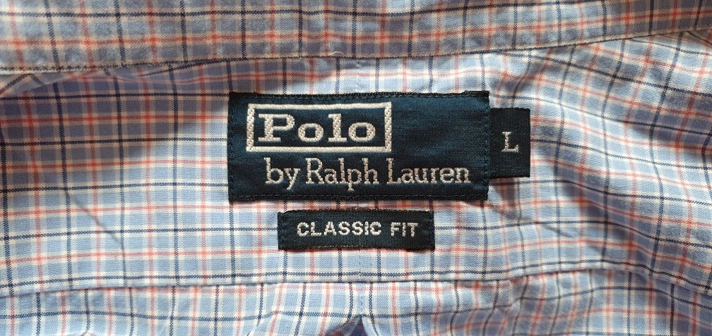 Polo by RALPH LAUREN rozmiar L CLASSIC FIT koszula z kołnierzykiem
