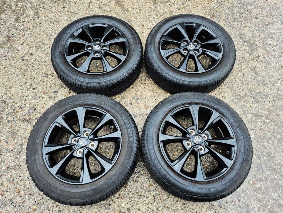 Toyota Yaris I II III Aygo IQ Alufelgi Koła Zima 15 Cali 7mm+Czujniki