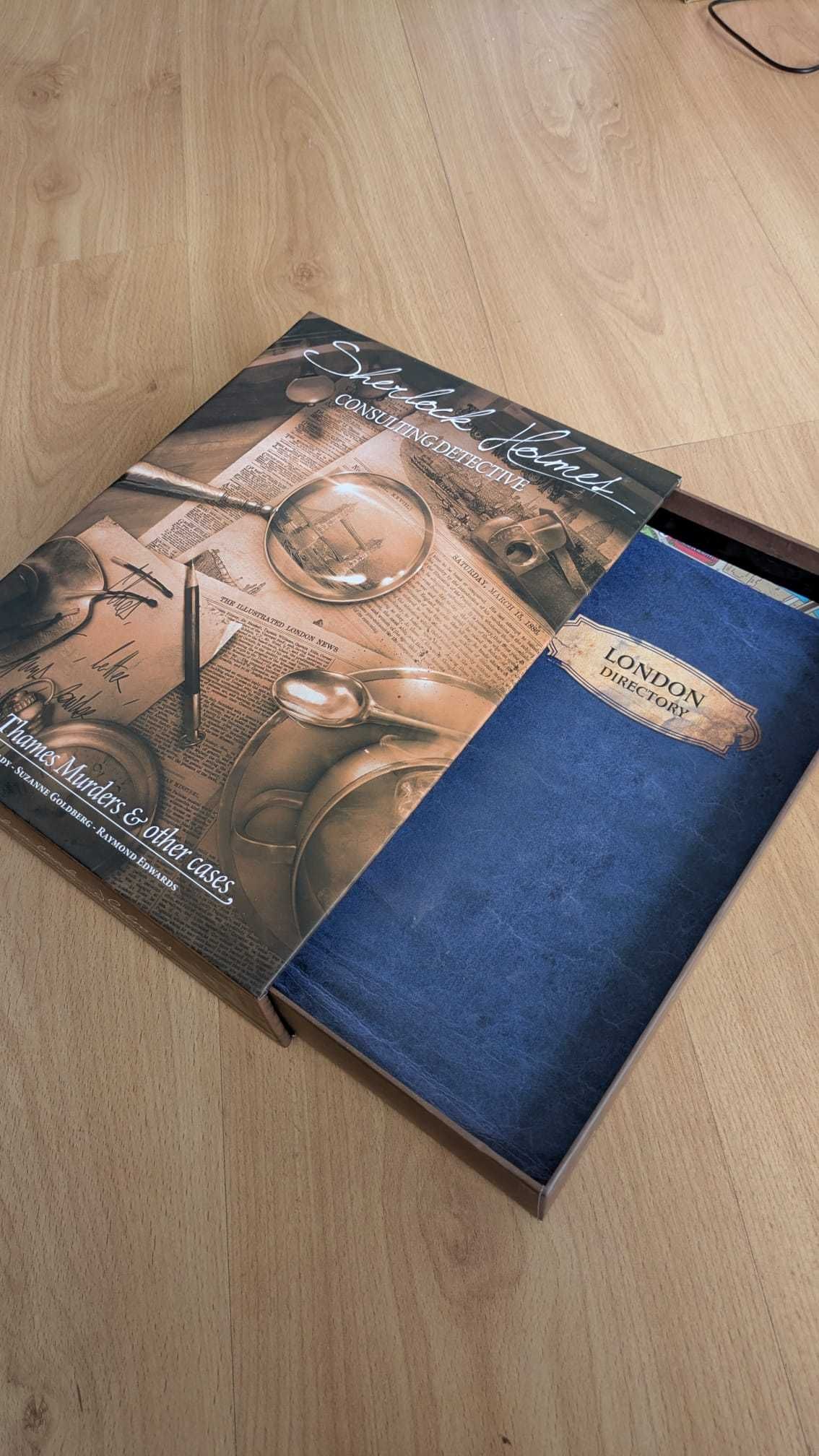 Jogo de tabuleiro Sherlock Holmes - The Thames Murders (em inlgês)