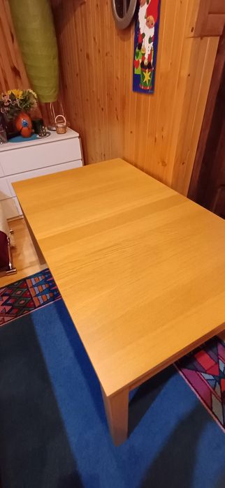 Stół z lKEA  wys 74 szer84 długi 140 rozkładany +80cm