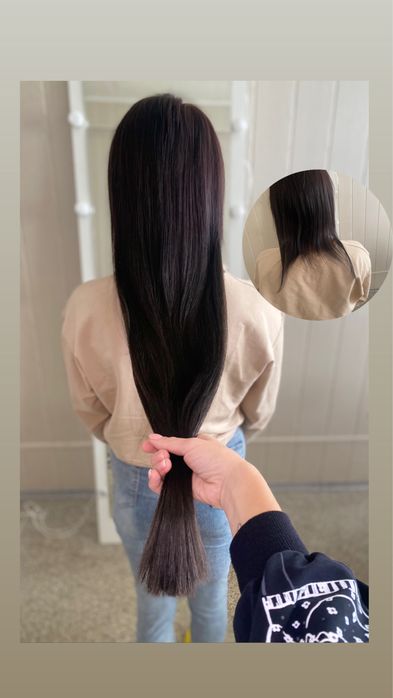 Капсульное наращивание натуральных/термоволос.