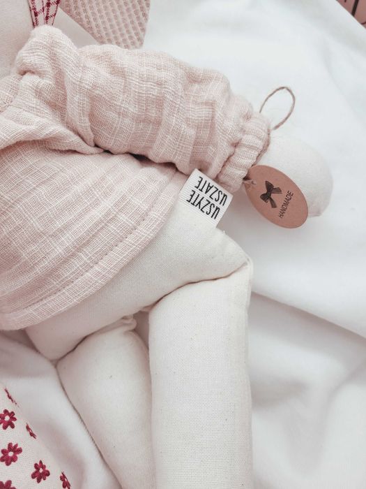 Lalka szyta przytulanka szmacianka Słonik handmade prezent urodziny
