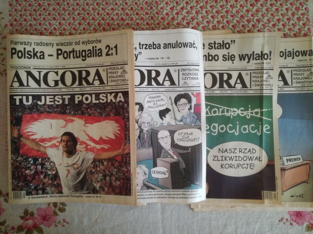 Gazeta Angora, Focus, Duży Format, Wysokie Obcasy - cena za komplet