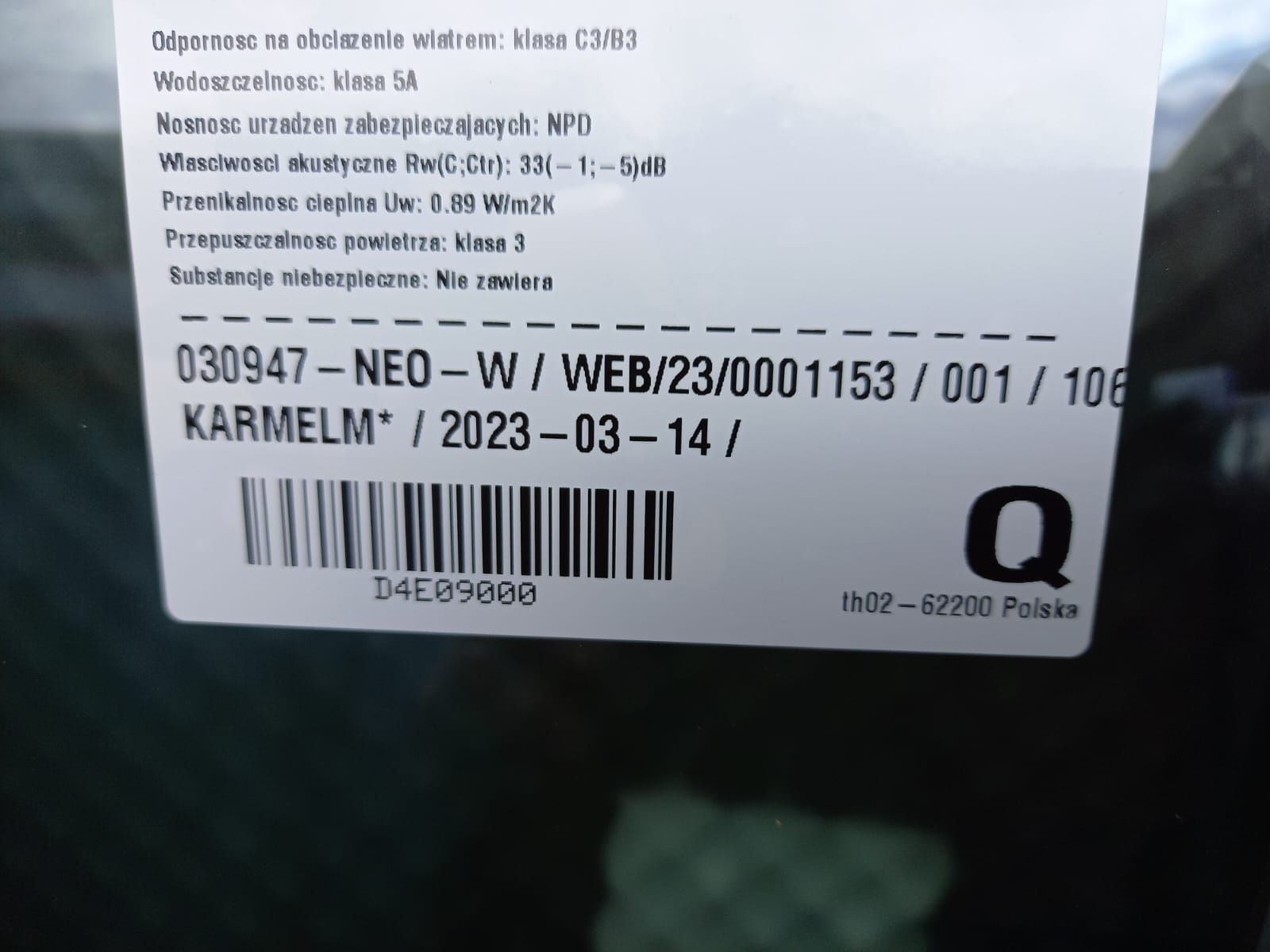 Nowe okna złoty dąb mleczna potrójna szyba okno 118x164 DOWÓZ CAŁY KRA