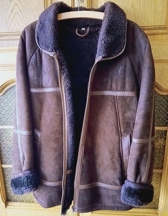 Kurtka- kożuch ze skóry barana