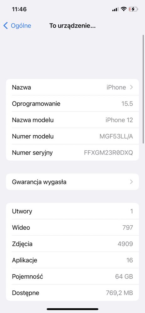 Iphone 12 biały