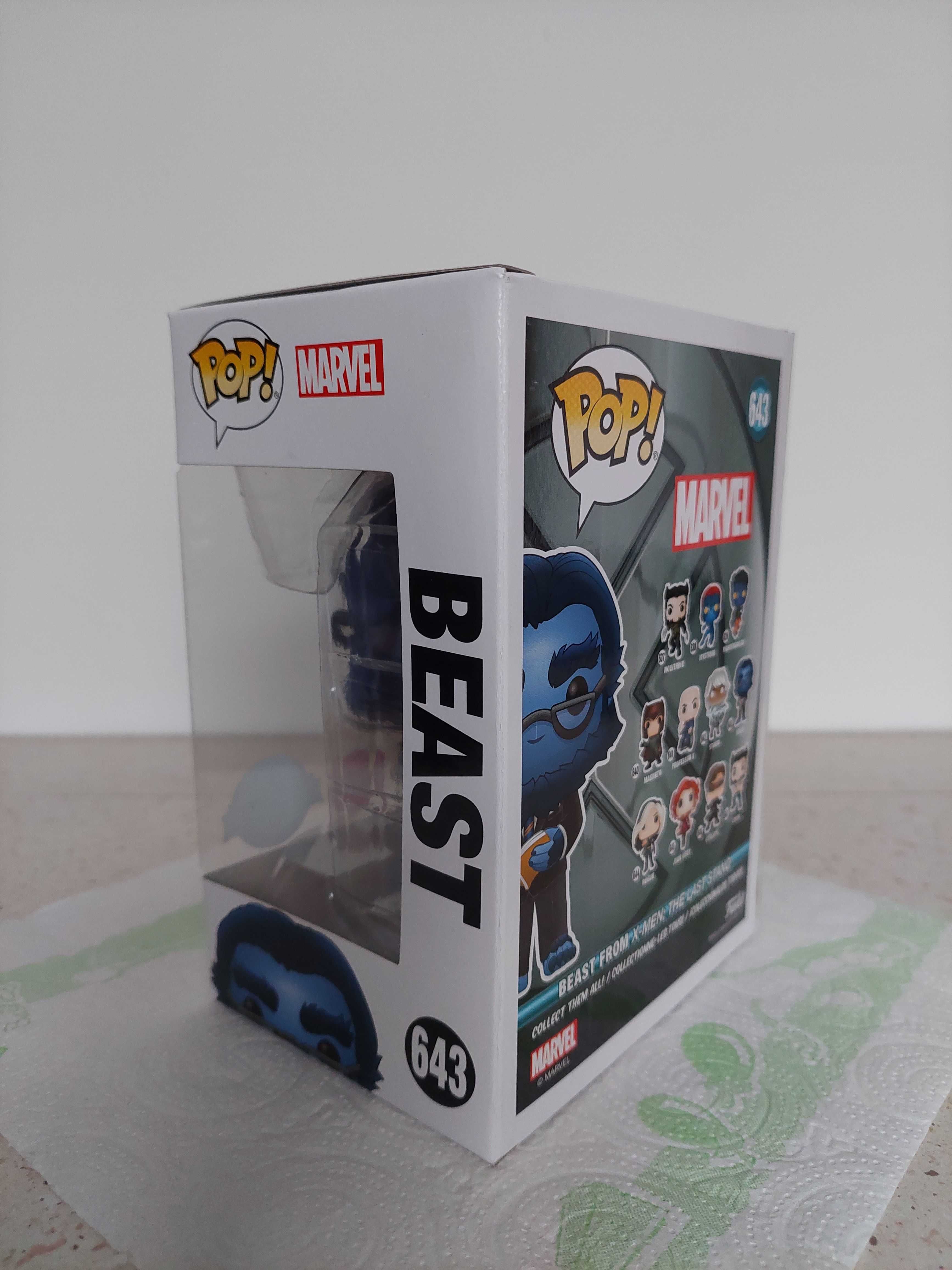 Funko POP Marvel #643 Beast Flocked