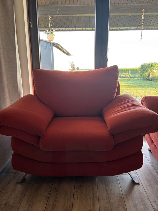 Używana sofa i fotel firmy Wajnert