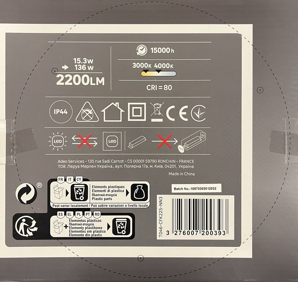 Focos Luz LED 15W