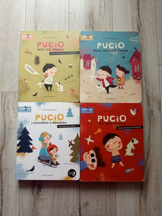 Zestaw dużych książek Pucio 4 sztuki