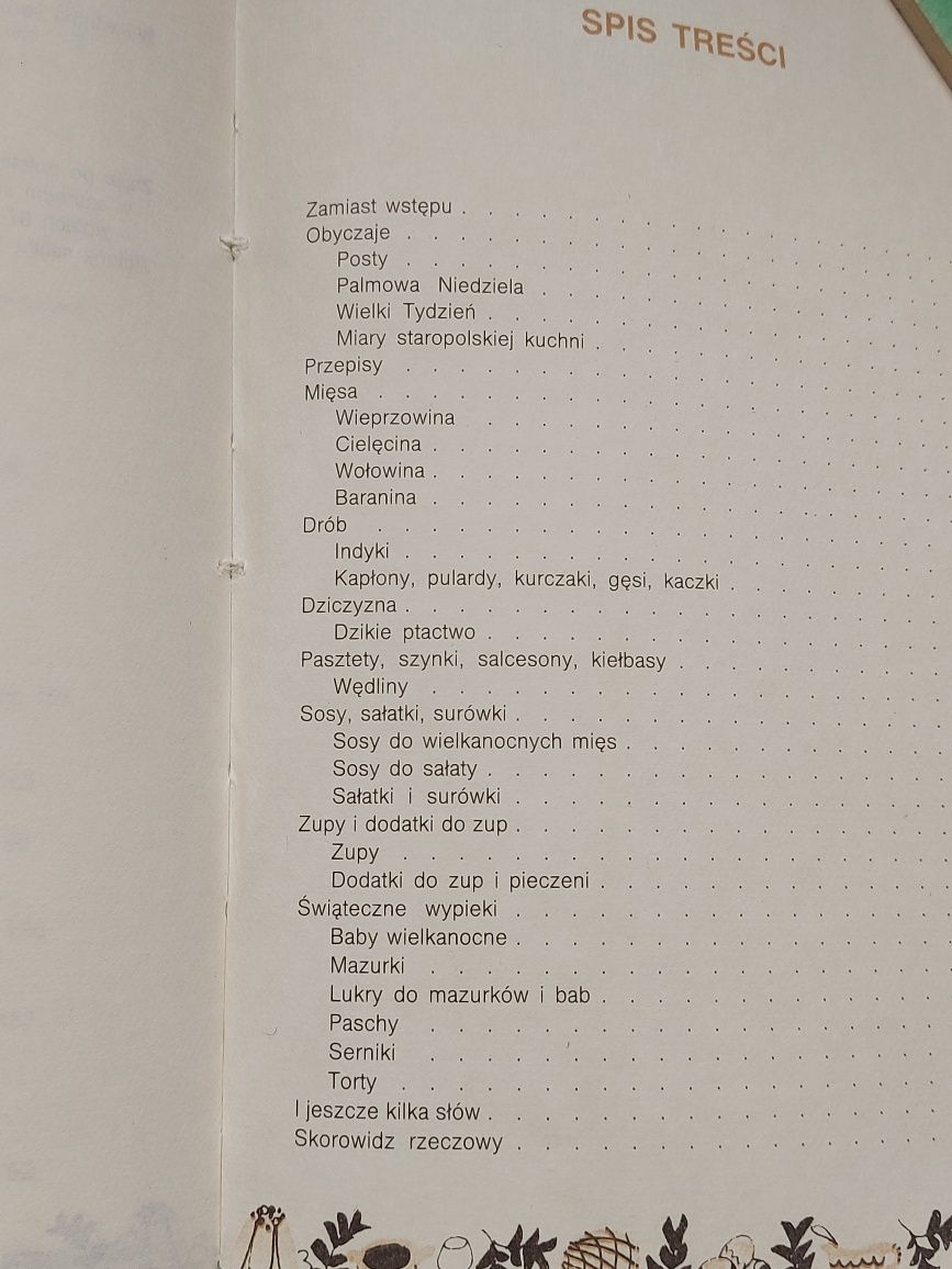 Książka kulinarna POLSLA WIELKANOC 1990 rok