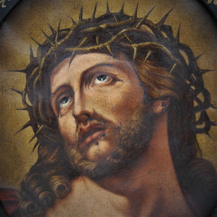 Obraz Jezusa 'Ecce Homo' wg Guido Reni XIX wiek