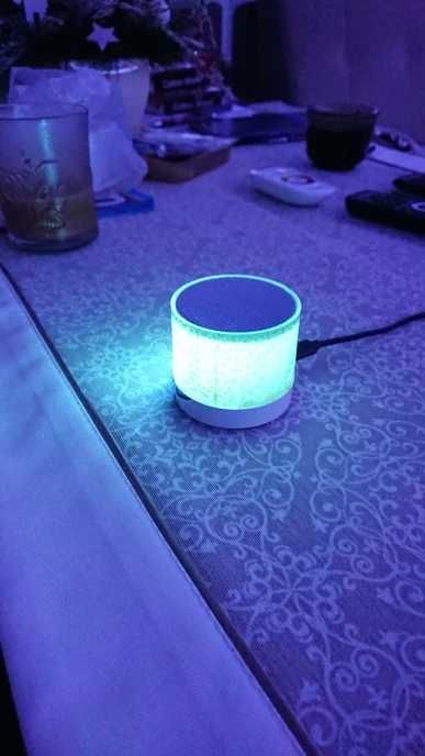 Портативный динамик Bluetooth колонка + светодиодная подсветка