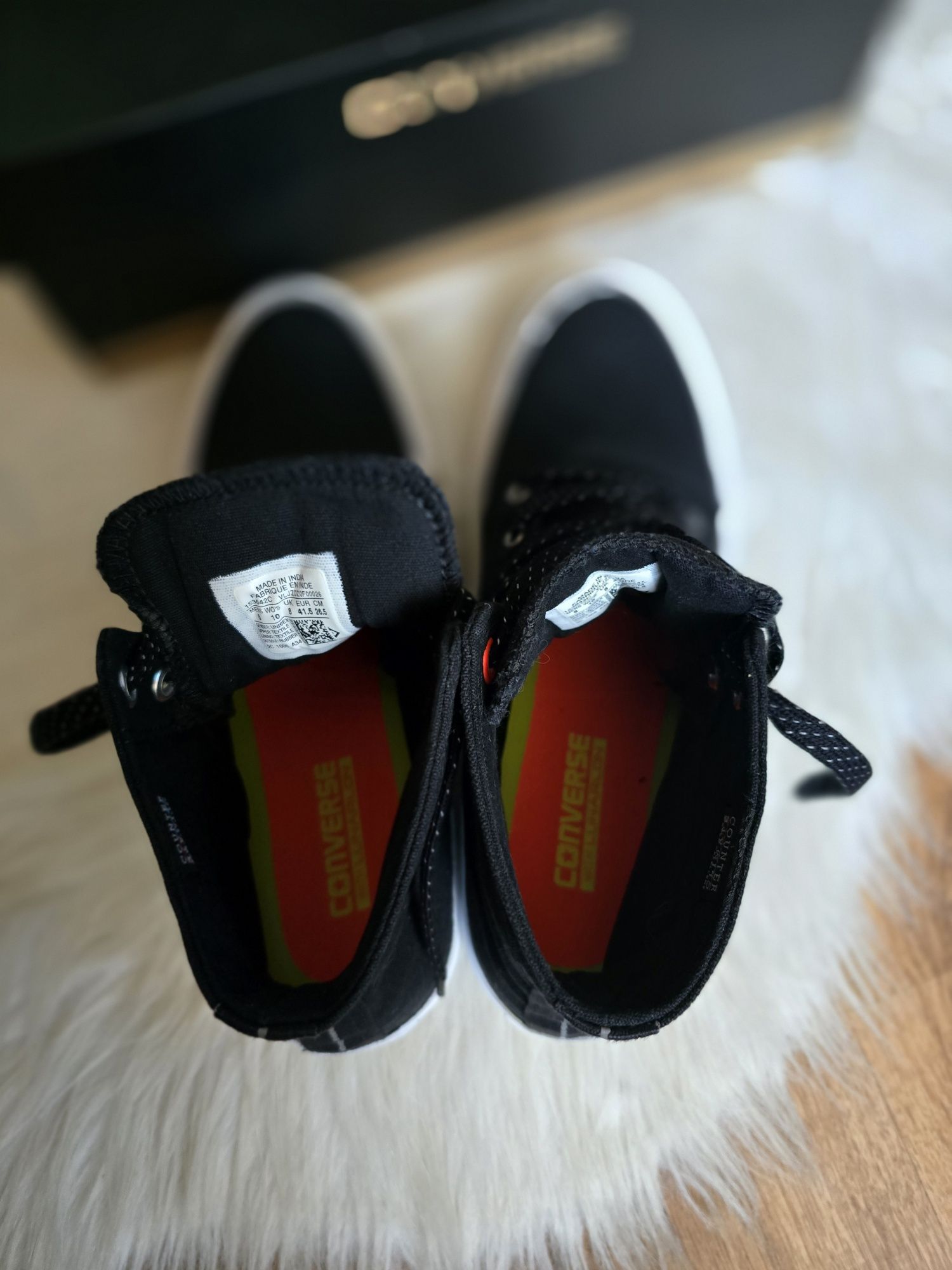 Converse nowe czarne wysokie trampki conversy r. 41,5