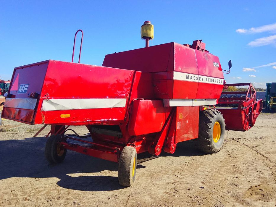 Kombajn Massey Ferguson 506 w oryginale heder 3m ,507/487