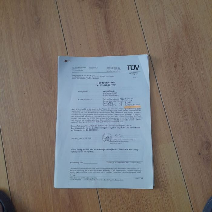 4 Felgi aluminiowe BMW – 9Jx16 H2 ET15 5x120  – TÜV, unikat!