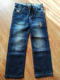 Spodnie jeans jak nowe 110 stan idealny