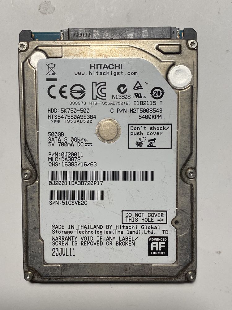 Жесткий диск HDD 2.5 3.5 жорсткий диск